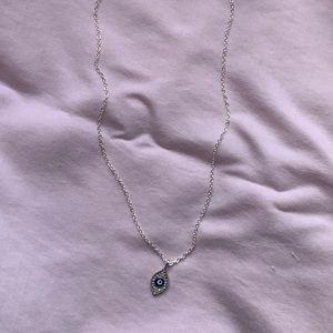 COPY - handmade evil eye charm necklace!!